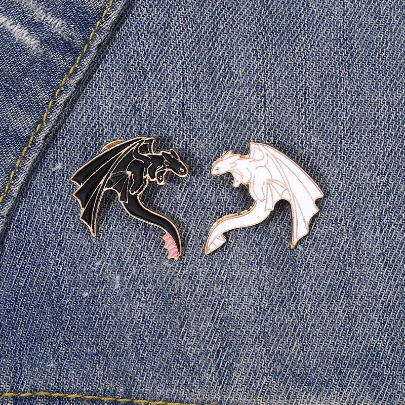 Monster Dragon Enamel Pins - Yurei Works