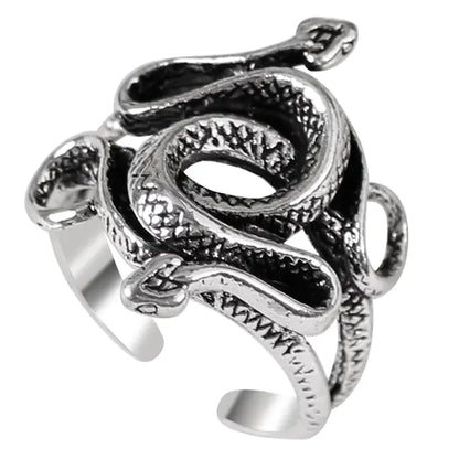 Punk Goth Snake Ring - Yurei Works