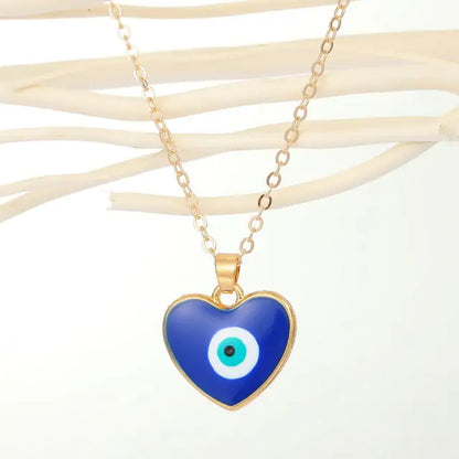 Vintage Evil Eye Pendant Necklace - Yurei Works