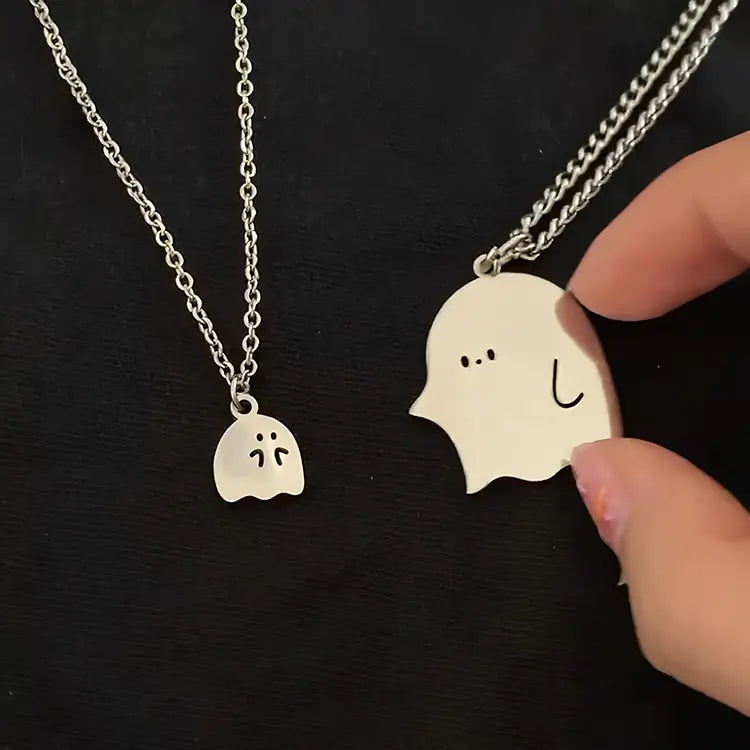 Cute Ghost Little Monster Necklace - Yurei Works