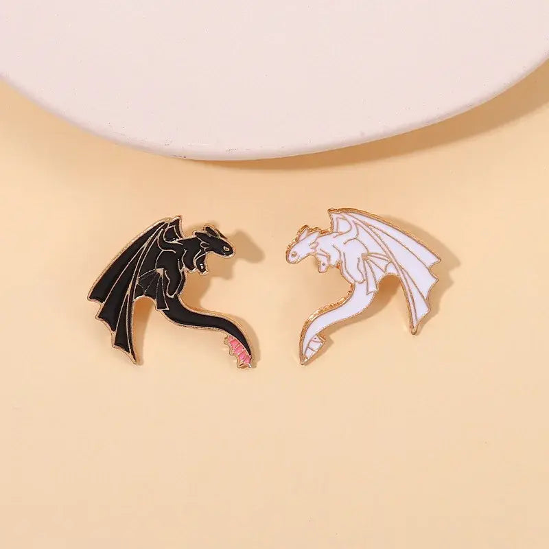 Monster Dragon Enamel Pins - Yurei Works