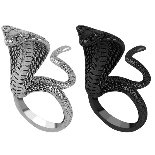 Punk Goth Snake Ring - Yurei Works