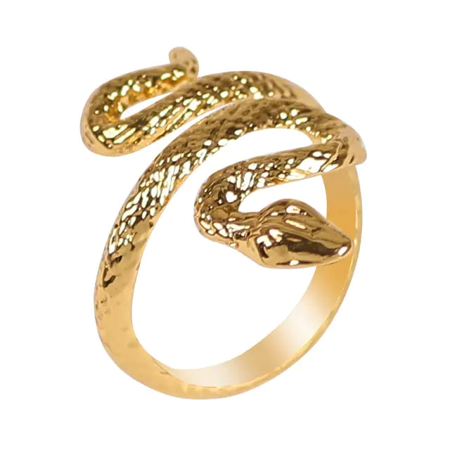 Punk Goth Snake Ring - Yurei Works