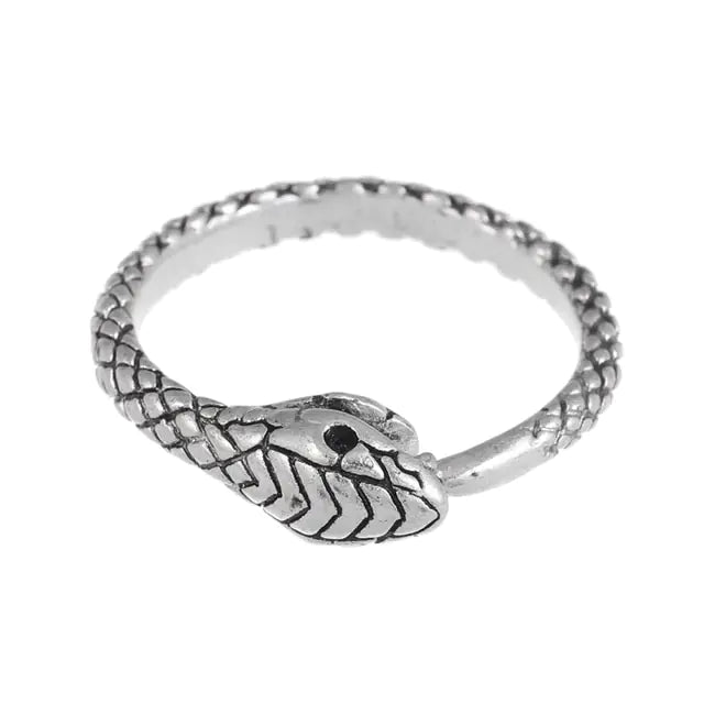 Punk Goth Snake Ring - Yurei Works