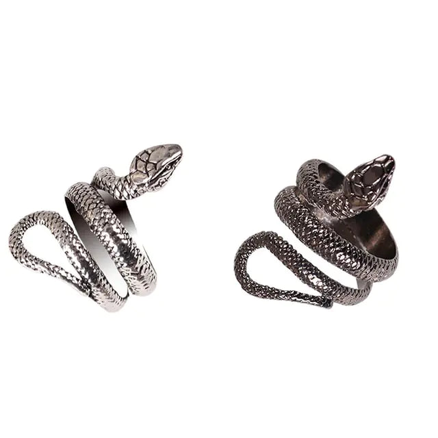 Punk Goth Snake Ring - Yurei Works