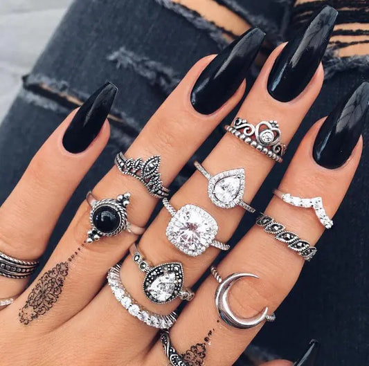 Goth Rings Set - Yurei Works