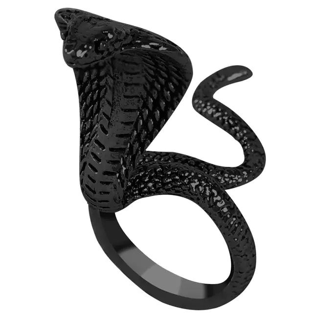 Punk Goth Snake Ring - Yurei Works