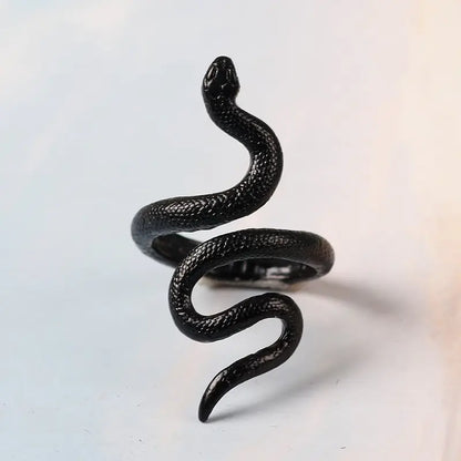 Punk Goth Snake Ring - Yurei Works